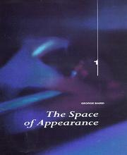 The space of appearance by George Baird
