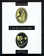 Cover of: The Rule and the Model: On the Theory of Architecture and Urbanism