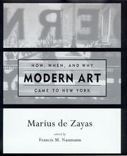 Cover of: How, when, and why modern art came to New York