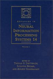 Cover of: Advances in Neural Information Processing Systems 14: Proceedings of the 2001 Neural Information Processing Systems (NIPS) Conference (2 Volume Set)