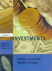 Cover of: Investments