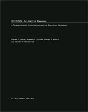 Cover of: STRESS: A User's Manual: A Problem-Oriented Computer Language for Structural Engineering