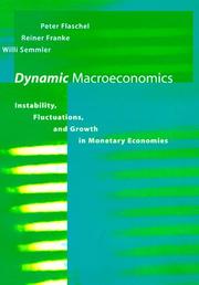 Cover of: Dynamic macroeconomics: instability, fluctuation, and growth in monetary economies