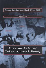 Cover of: Russian Reform / International Money (Lionel Robbins Lectures)