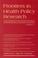 Cover of: Frontiers in Health Policy, Vol. 1 (NBER Frontiers in Health Policy)