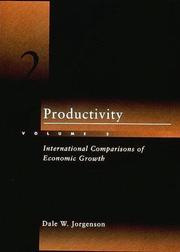 Cover of: Productivity by Dale Weldeau Jorgenson