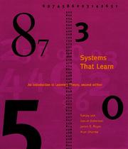 Cover of: Systems That Learn - 2nd Edition: An Introduction to Learning Theory (Learning, Development, and Conceptual Change)