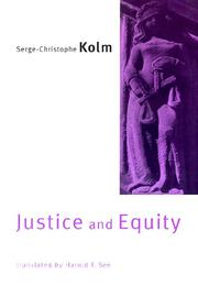 Cover of: Justice and equity