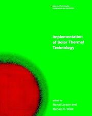 Cover of: Implementation of solar thermal technology