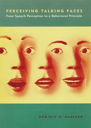 Cover of: Perceiving Talking Faces by Dominic W. Massaro