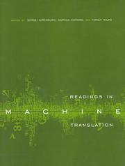 Cover of: Readings in Machine Translation by 