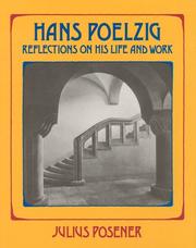 Cover of: Hans Poelzig by Julius Posener