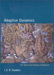 Cover of: Adaptive dynamics | J. E. R. Staddon