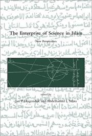 Cover of: The Enterprise of Science in Islam by 