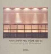Cover of: Four London architects, 1985-88: Chipperfield, Mather, Parry, Stanton Williams