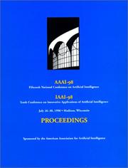 Cover of: AAAI-98 by American Association for Artificial Intelligence (AAAI)