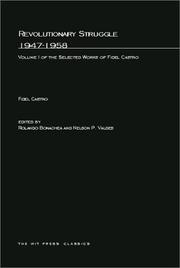 Cover of: Revolutionary Struggle 1947-1958: Volume 1 of the Selected Works of Fidel Castro