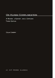 Cover of: On Human Communication by Colin Cherry