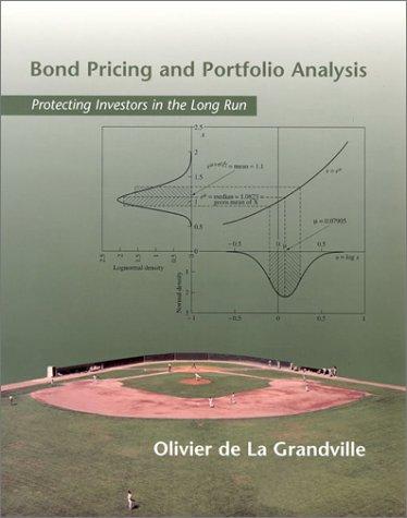 Bond Pricing and Portfolio Analysis by Olivier de La Grandville