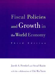 Cover of: Fiscal policies and growth in the world economy