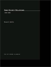 Cover of: Sino-Soviet Relations, 1964-1965