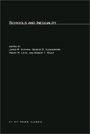Cover of: Schools and Inequality
