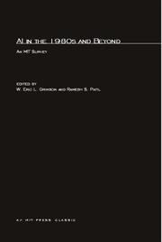 Cover of: AI in the 1980s and Beyond: An MIT Survey (Artificial Intelligence)