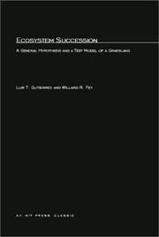 Cover of: Ecosystem Succession