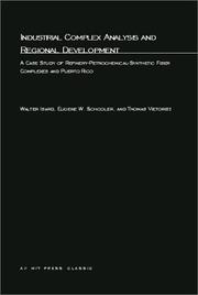 Cover of: Industrial complex analysis and regional development