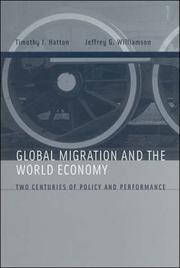 Cover of: Global Migration and the World Economy: Two Centuries of Policy and Performance (Bradford Books (Paperback))