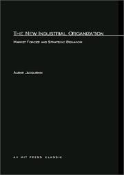Cover of: The new industrial organization by Alex Jacquemin