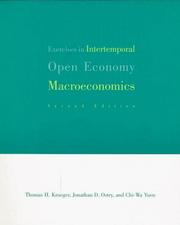 Cover of: Exercises in intertemporal open economy macroeconomics by Thomas H. Krueger