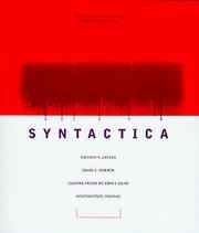 Cover of: Syntactica by Richard K. Larson, David S. Warren, Juliana Freire de Lima e Silva, O. Patricia Gomez, Konstantinos Sagonas