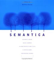 Cover of: Semantica by Richard K. Larson, David S. Warren, Juliana Freire, Patricia Gomez, Konstatinos Sagonas