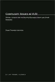 Cover of: Complexity Issues in VLSI