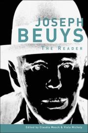 Cover of: Joseph Beuys: The Reader