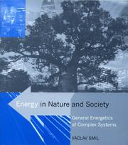 Energy in Nature and Society by Vaclav Smil