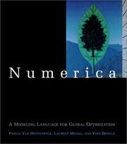 Cover of: Numerica by Pascal Van Hentenryck, Laurent Michel, Yves Deville