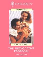 Cover of: The Provocative Proposal by Day Leclaire
