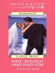Cover of: Wife: Bought and Paid for