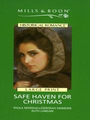 Cover of: Safe Haven for Christmas by Paula Marshall