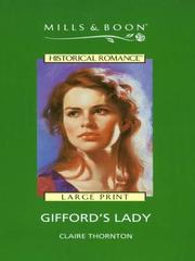 Cover of: Gifford's Lady by Claire Thornton