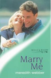 Cover of: Marry Me