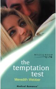 Cover of: The Temptation Test