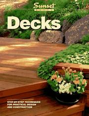 Cover of: Decks by by the editors of Sunset Books.