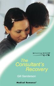 Cover of: The Consultant's Recovery by Gill Sanderson
