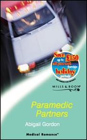 Cover of: Paramedic Partners by Abigail Gordon