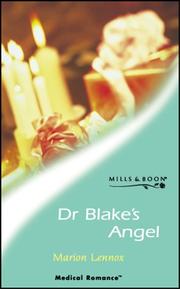 Cover of: Dr.Blake's Angel by Marion Lennox