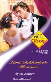 Cover of: Lord Calthorpe's Promise