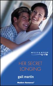 Cover of: Her Secret Longing by Gail Martin, Gail Martin